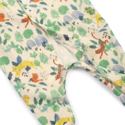 Pyjama velours Dschungel 1 Monat - Moulin Roty