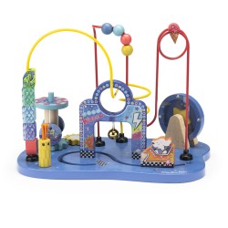 Aktivitäten Spiel Perlen Achterbahn - Puce & Pilou - Moulin Roty