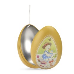 Grosse metall Ei gelb - La grande Famille - Moulin Roty