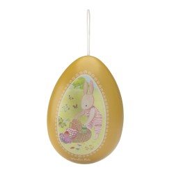 Grand oeuf métal jaune - La grande Famille - Moulin Roty