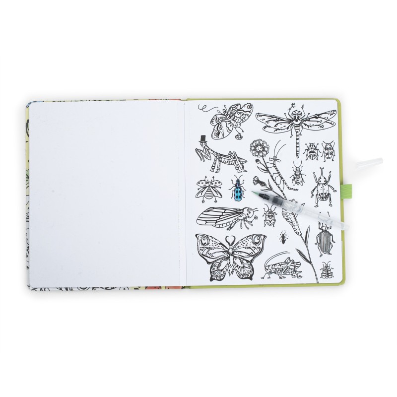 Cahier coloriage aquarelle magique - Le Jardin du Moulin - Moulin Roty