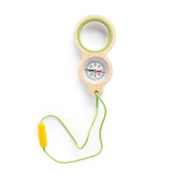 Lupe mit Kompass - Le Jardin du Moulin - Moulin Roty