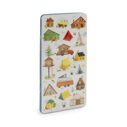 12 crayons de couleurs avec cartes - L'Explorateur - Moulin Roty