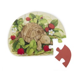 4 mini puzzles des animaux - Le Jardin du Moulin - Moulin Roty
