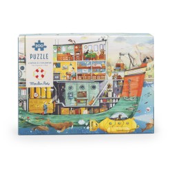 Puzzle Le bâteau - avec 200 piéces - l'Explorateur - Moulin Roty