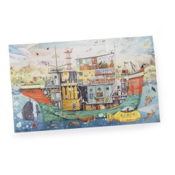 Puzzle Le bâteau - avec 200 piéces - l'Explorateur - Moulin Roty