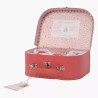 Valise dînette à pois