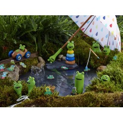 En voiture Babeth la Rainette en bois - Vilac