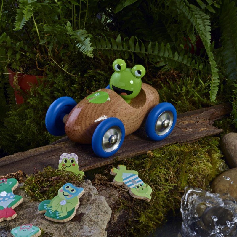Auto Babeth der Laubfrosch aus Holz - Vilac