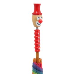 Regenschirm grosser Clown für Kinder - Vilac