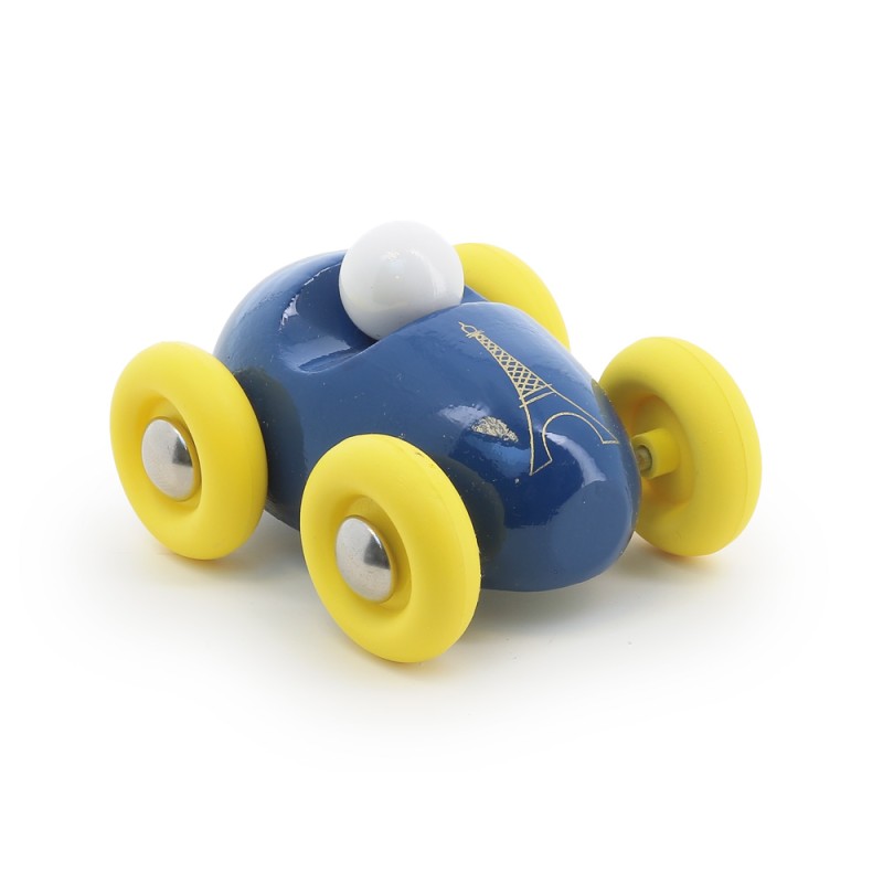 Mini roadster Eiffelturm blau aus Holz - Vilac