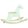 Schaukelpferd Hudada weiss aus Holz mit Sicherheitssitz ab 1 1/2 Jahren - Vilac