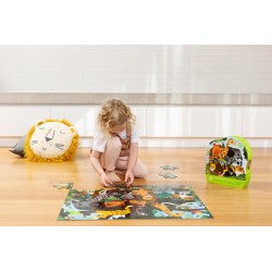 Crocodile Creek - Dschungel - 36 teiliges Puzzle mit Elefant, Affe, Tiger & Co.