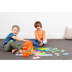 Shaped Puzzle Dinosaurier land  - 36 Teile - Cocodile Creek