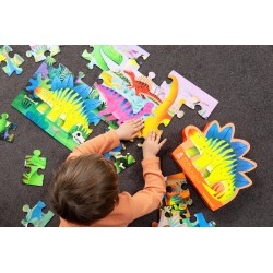 Shaped Puzzle Dinosaurier land  - 36 Teile - Cocodile Creek