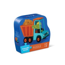 Crocodile Creek - 12 pc Mini Puzzle véhicule de chantier Crocodile