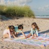 Spiel Strandtuch 180 x 180 cm - Balancing Game - für Kinder ein toller Badespass - Quut