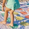 Spiel Strandtuch 180 x 180 cm - Balancing Game - für Kinder ein toller Badespass - Quut