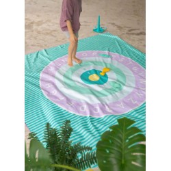 Serviettes de jeu 180 x 180 cm -  Bullseye - pour les enfants un grand plaisir de bain - Quut