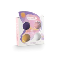Kit de maquillage 4 couleurs • Papillon - Maquillage bio pour enfants - Namaki