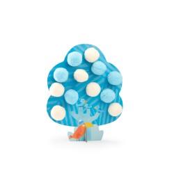 Pompon-Bastelset Bäume - Les Toupitis - Moulin Roty