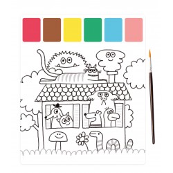 Peinture palette magique - Les Schmouks - Moulin Roty