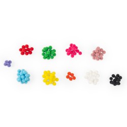 Pompon-Bastelset Bild - Les Schmouks - Moulin Roty