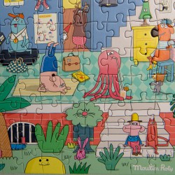 Puzzle Chez les Schmouks (500 pièces) - Les Schmouks - Moulin Roty