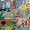 Puzzle Bei den Schmouks (500 St.) Les Schmouks - Moulin Roty