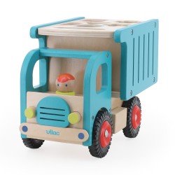 Lastwagen mit Formen zum sortieren ab 1 1/2 Jahren aus Holz - Vilac