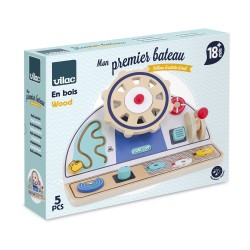 Boot aktivitäten Spiel aus Holz - Vilac
