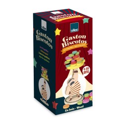 Gaston biscotos - Jeu d'équilibre en bois à partir de 4 ans - Vilac