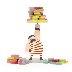 Gaston der Starke – Balance-Spiel ab 4 Jahren aus Holz - Vilac