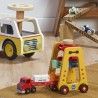Containerkran mit Lastwagen aus Holz - Vilac