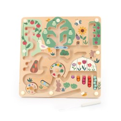 Magnetisches Labyrinth - in meinem Garten - aus Holz für Kinder ab 2 Jahren -  Sarah Betz - Vilac