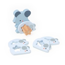 Puzzle - Maman-bébé 1, 2, 3, 4, 5 - Sarah Betz - Vilac