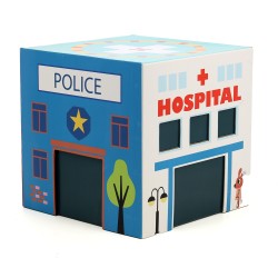 Pop up Würfel Rettungsdienst - Ingela P. Arrhenius - Vilac