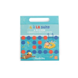 Magnetisches Reisespiel - 4 gewinnt - Aujourd'hui c'est mercredi - Moulin Roty