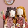Puppe Mauve aus Stoff - Les Rosalies - Moulin Roty