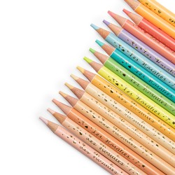 Metallbox mit 50 Buntstiften pastell - Les Rosalies - Moulin Roty