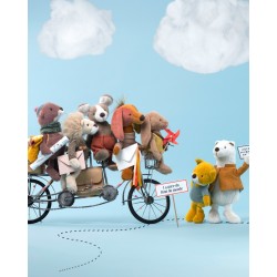 Plüschtier Bär Gustave - La bande à Jojo - Moulin Roty