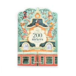 Ausmalheft mit 200 Stickern - La bande à Jojo - Moulin Roty