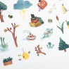 Ausmalheft mit 200 Stickern - La bande à Jojo - Moulin Roty