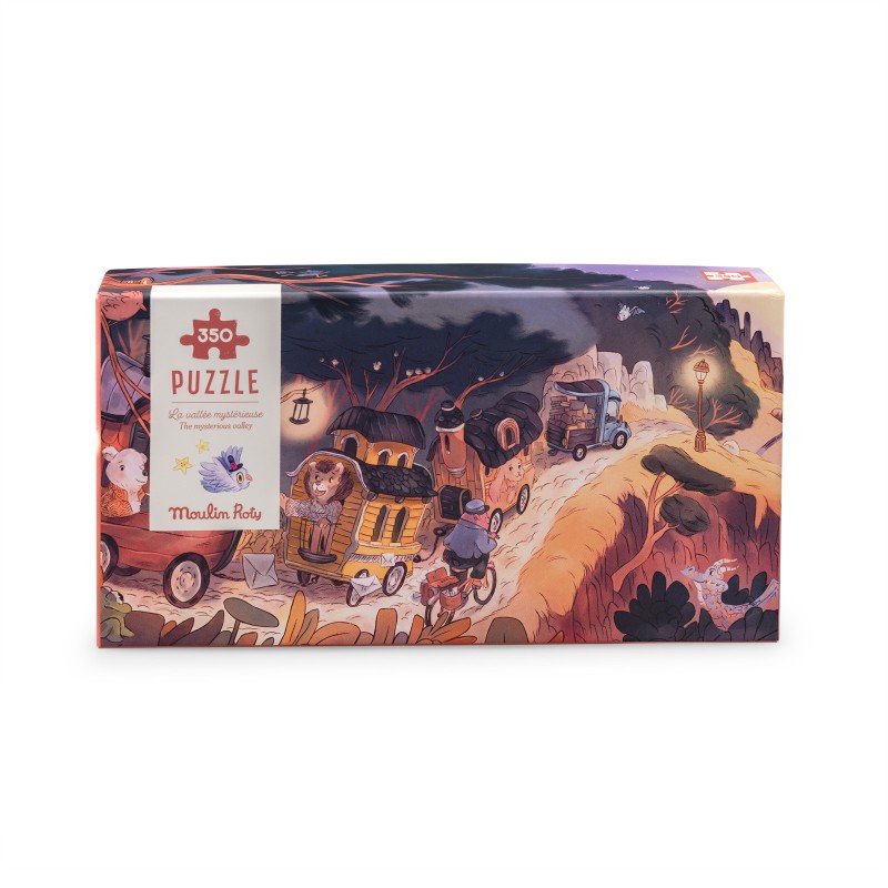 Puzzle La vallée mystérieuse 350 pièces - La Bande à Jojo - Moulin Roty