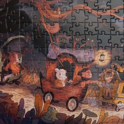 Puzzle La vallée mystérieuse 350 pièces - La Bande à Jojo - Moulin Roty
