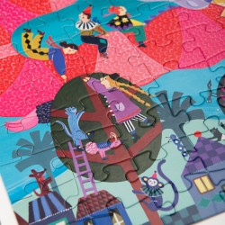Puzzle 100 Teile - Der Drache & der Mond - Les Comètes Filantes - Moulin Roty