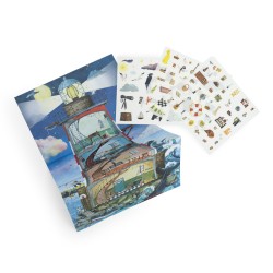 Assortiment de 12 décalcomanies - Moulin Roty