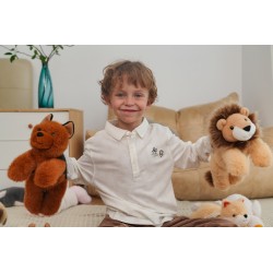 Peluche Léonard le lion  - Peluches lestées et durables de One Love Plush