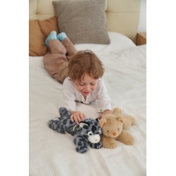 Plüschtier Schneeleopard Sky  - Gewichtete & Nachhaltige Kuscheltiere von One Love Plush
