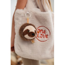 Charm pendentif en peluche paresseux Ollie - One Love Plush